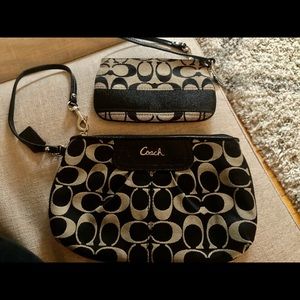 Coach wristlet and coin bag